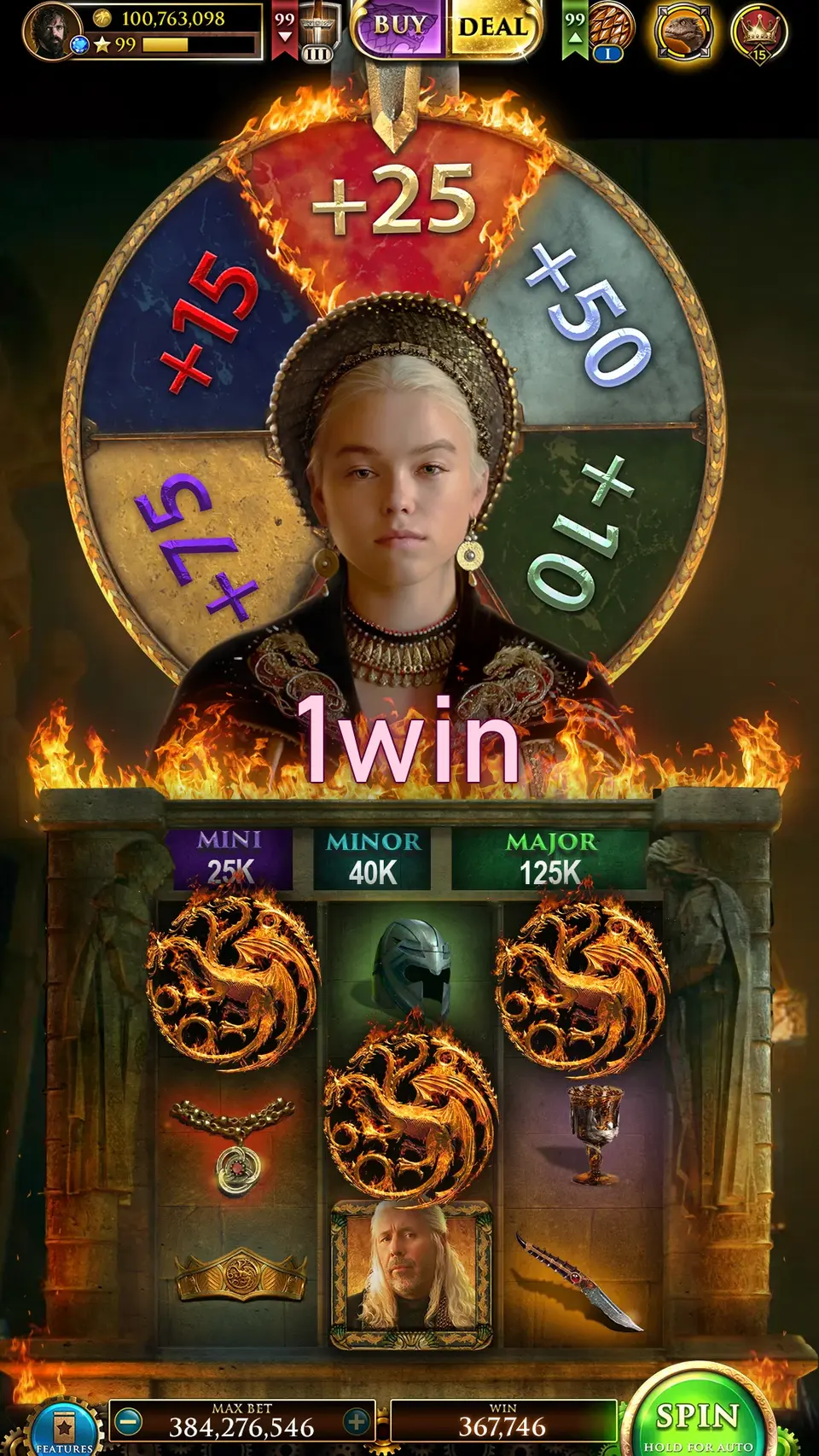 1win Tangkapan Layar Resmi APK